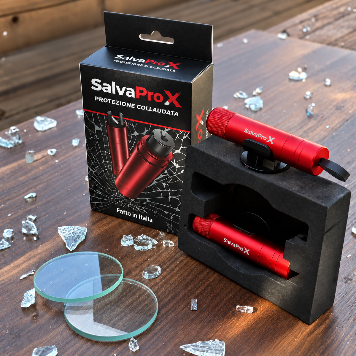 SalvaPro X™ – Dispositivo di Emergenza 2 in 1 per Auto